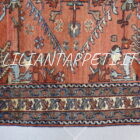 tappeto persiano lilian piccolo fondo salmone, rosa dughi 144x111 cm