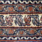 tappeto persiano lilian piccolo fondo salmone, rosa dughi 144x111 cm