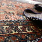 tappeto persiano lilian piccolo fondo salmone, rosa dughi 144x111 cm