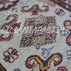 uzbek kazak extra tappeto afghano annodato a mano lana su cotone 179x64 cm
