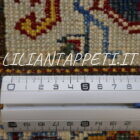 uzbek kazak extra tappeto afghano annodato a mano lana su cotone 179x64 cm