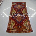 antico tappeto karapinar turco circa 1900 lana su lana 285x120 cm