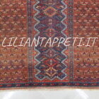 tappeto persiano afshari antico della seconda metà del XIX secolo 275x154 cm