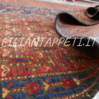 tappeto persiano afshari antico della seconda metà del XIX secolo 275x154 cm
