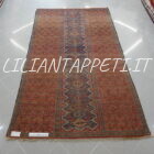 tappeto persiano afshari antico della seconda metà del XIX secolo 275x154 cm