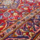 tappeto persiano keshan fondo rosso lana su cotone 147x96 cm