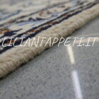 piccolo tappeto nain 9 fili fondo avorio 140x69 cm