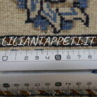 piccolo tappeto nain 9 fili fondo avorio 140x69 cm