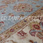 tappeto ziegler piccolo color azzurro lana su cotone 153x101 cm