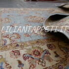 tappeto ziegler piccolo color azzurro lana su cotone 153x101 cm