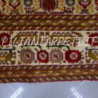 antico tppeto turco panderma a preghiera in lana fondo verde 180x128 cm