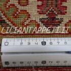 coppia di scendiletti persiano jozan di vecchia manifattura lana su cotone fondo avorio 85x53 cm