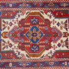 tappeto persiano nehavand fondo rosso avorio 142x97 cm lana su cotone