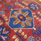 tappeto persiano nehavand fondo rosso avorio 142x97 cm lana su cotone