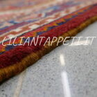 tappeto persiano nehavand fondo rosso avorio 142x97 cm lana su cotone