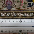 Tappeto persiano Tabriz 60 Raj extrafine fondo avorio con medaglione centrale annodato a mano misto seta 300x200 cm