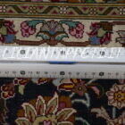 Tappeto persiano Tabriz 60 Raj extrafine misto seta annodato a mano 295x200 cm fondo rosso