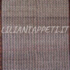 tappeto persiano turcomanno motivo moharramt lana su lana con colori naturali 198x126 cm