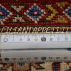 tappeto passatoia fondoletto kazak afghano azzurro 226x80 cm