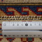 uzbek kazak extra tappeto afghano annodato a mano lana su cotone 176x63 cm