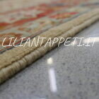 tappeto persiano veramin di vecchia manifattura fondo avorio 302x220 cm lana su cotone