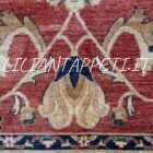 tappeto grande orientale ziegler afghano decorativo da sala fondo rosso mattone 420x296 cm