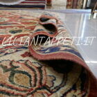 tappeto grande orientale ziegler afghano decorativo da sala fondo rosso mattone 420x296 cm