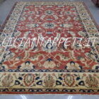 tappeto grande orientale ziegler afghano decorativo da sala fondo rosso mattone 420x296 cm