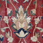 tappeto grande orientale ziegler afghano decorativo da sala fondo rosso mattone 420x296 cm