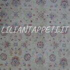 grande tappeto moderno ziegler extra annodato a mano fondo avorio 344x243 cm