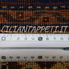 tappeto antico persiano gashgai da salotto fondo rosso mattone 221x157 cm tutto lana