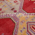 tappeto persiano meshkin lana su cotone color rosso arancio 233x149 cm