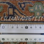 tappeto persiano tabriz 50 raj fondo chiaro da salotto colori tenui 280x187 cm-lana su cotone