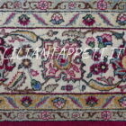grande tappeto persiano tabriz fondo rosso senza il medaglione da salotto 347x247 cm firmato