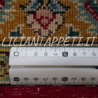 grande tappeto persiano tabriz fondo rosso senza il medaglione da salotto 347x247 cm firmato