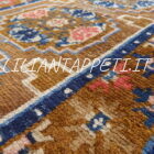piccolo antico tappeto tibet del primo 900 146x85 cm