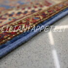 tappeto passatoia fondoletto kazak afghano azzurro 219x77 cm