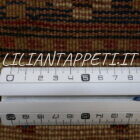 kazak borcialu antico a cassettoni tappeto caucaso fine ottocento 226x127 cm in lana