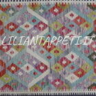 piccolo kilim afghano annodato a mano in lana 121x85 cm