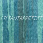 tappeto tibetano monocolore gabbeh verde in lana 203x140 cm
