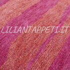 tappeto tibetano monocolore gabbeh rosso in lana 207x143 cm