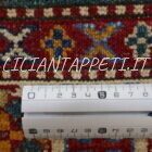 Scendiletti afghani orientali kazak verdi per camera da letto 128x78-126x79 cm
