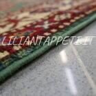 Scendiletti afghani orientali kazak verdi per camera da letto 128x78-126x79 cm