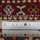 Scendiletti afghani orientali kazak verdi per camera da letto 128x78-126x79 cm