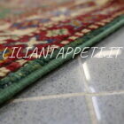 Scendiletti afghani orientali kazak verdi per camera da letto 128x78-126x79 cm