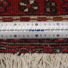 tappeto fondoletto persiano gharaje fondo rosso 210x74 cm lana su cotone