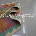 piccolo kilim afghano annodato a mano in lana 120x82 cm