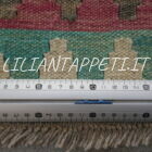 piccolo kilim afghano annodato a mano in lana 120x82 cm