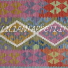 piccolo kilim afghano annodato a mano in lana 120x82 cm