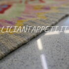 passatoia fondoletto kilim afghano in lana da corridoio multicolore 153x52 cm